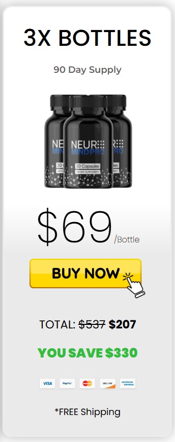 NeuroMind Pro 3 Bottle Price